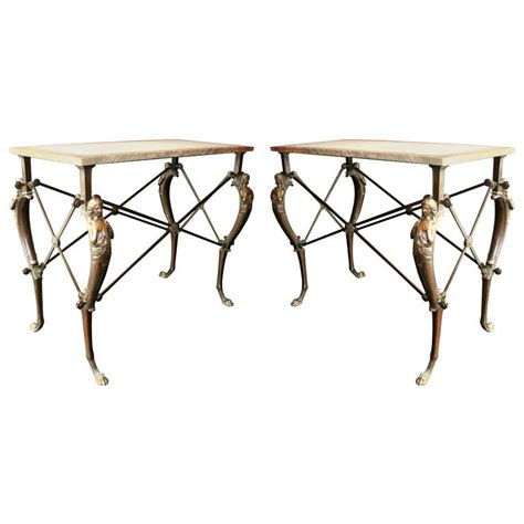 Pair of Bronze Consoles at 1stdibs
