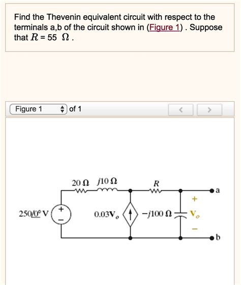 Find The Thevenin Equivalent Circuit With Respect To The Terminals A B