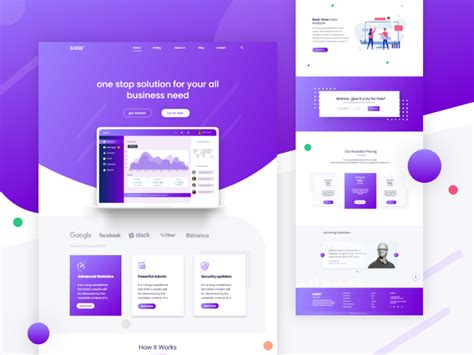 SAAS Landing Page Design By Sanket Pal For Indianpix On Dribbble