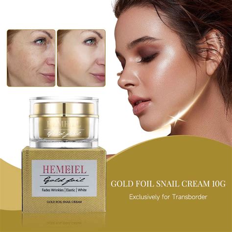 Exhoden Face MoisturizerGold Foil Snail Cream Moisturizing