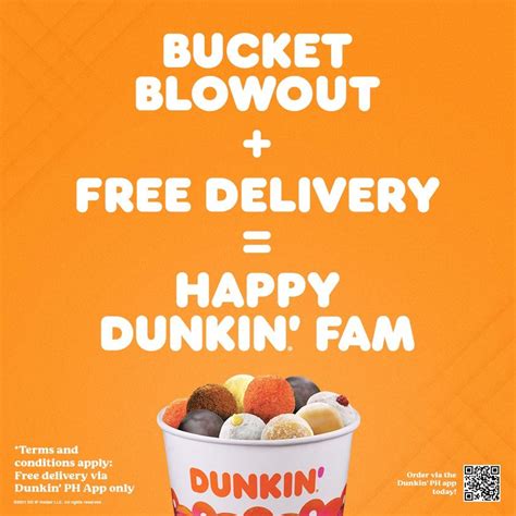 Manila Shopper Dunkin Munchkins Bucket Delivery Promo Apr