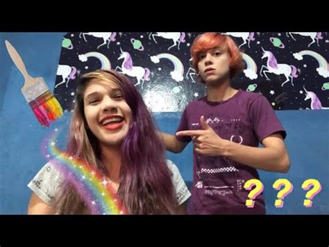 Mudei A Cor Do Meu Cabelo Youtube