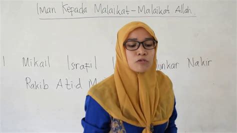 Akidah Kelas 3 Iman Kepada Malaikat Malaikat Allah YouTube