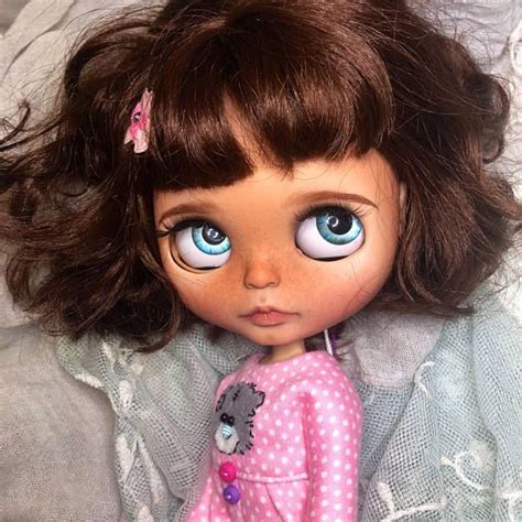 Holly Ooak Custom Blythe Doll Mohair Weft Hair Not A Reroot Etsy Muñecas Blythe Blythe Etsy