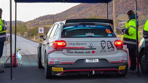 ERC Rally Hungary 2021 Nyíregyháza START PURE SOUND YouTube