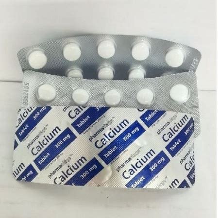 Pharmaniaga Calcium Lactate 300mg 10 Tablets Shopee Malaysia