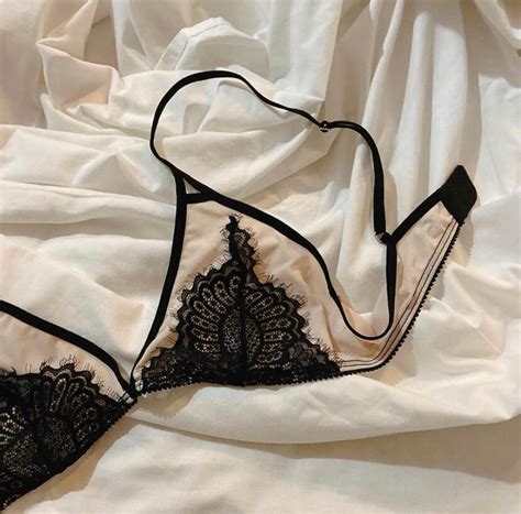 Mesh Lingerie Set Lace Bra And Thong Adjustable Top Handmade Underwear Cotton Thong