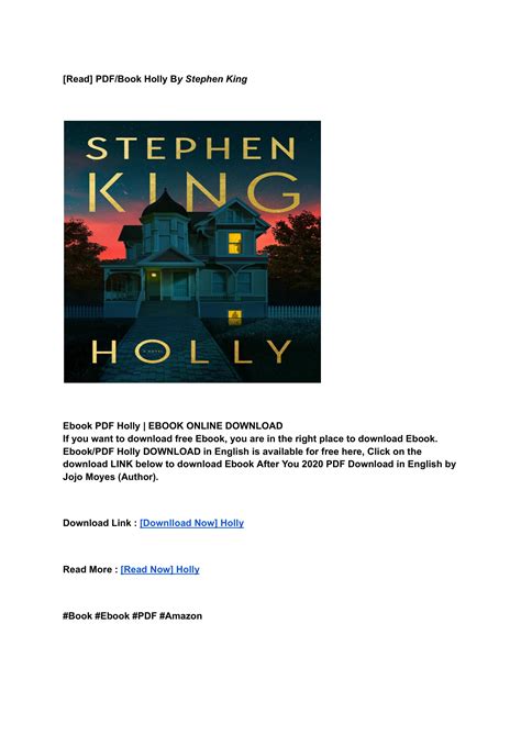 [download] Pdf Holly By Stephen King Pdf Docdroid