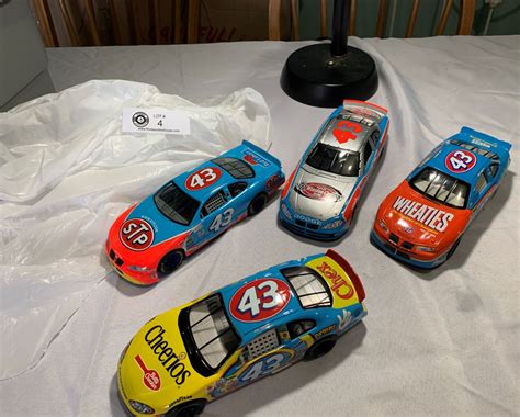 Lot of 4 Nascar Diecast 1/24 Scale Cars