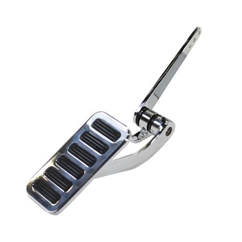 8210 Gas Pedal Street Rod Firewall Mount Polished Aluminum