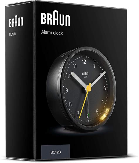 Braun Classic Analogue Alarm Clock With Snooze And Light Quiet Quartz