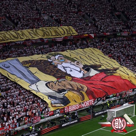 Fotos El Espectacular Tifo Del Sevilla Fc En La Final De La Europa