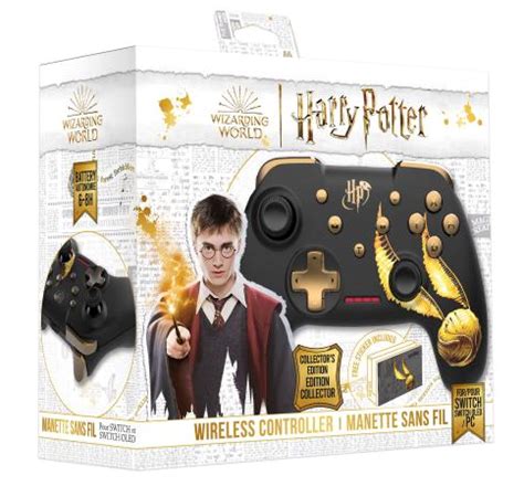 Wireless Black Controller -Harry Potter Golden Snitch -Nintendo Switch ...