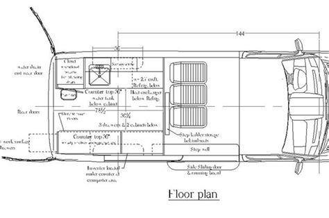 Mercedes Sprinter Cargo Van Floor Plan Sprinter Camper Mercedes