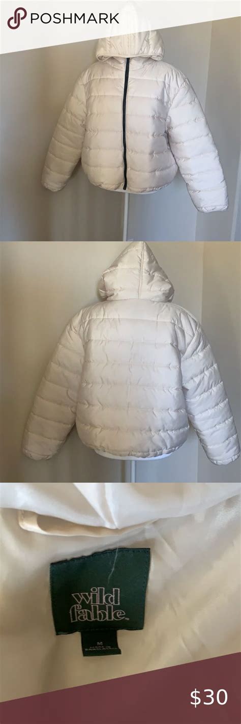 Wild Fable Cream Puffer Jacket Cream Puffer Jacket Clothes Design