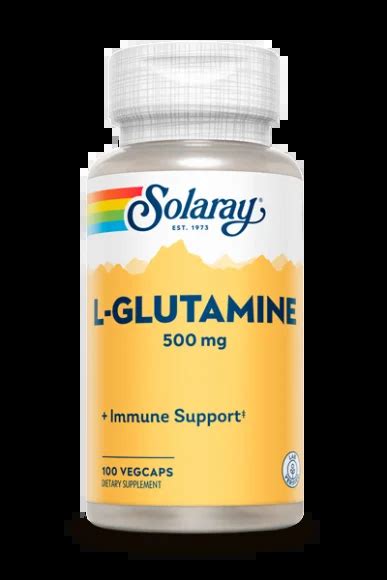 Solaray L Glutamine 500 Mg 100 Kapsula