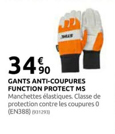 Promo Gants Anti Coupures Function Protect Ms Chez Rural Master