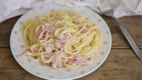 Rup Ner Konyh Ja Perces Sonk S Baconos Tejsz Nes Spagetti Recept