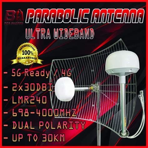 Parabolic Antenna Ultra Mimo Wideband Parabolic 60dbi Original3g 4g 5g Durable Lazada Ph