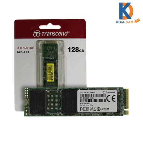 Transcend 110S 128GB M 2 2280 M Key PCIe Gen 3x4 SSD Drive Kom Dami