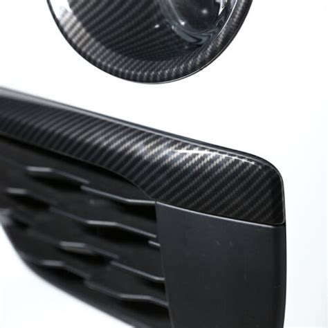 Carbon Fiber Look Front Fog Lamp Light Strip For Bmw X F