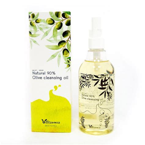 Гидрофильное масло Elizavecca Natural Olive 90% Cleansing Oil, 300 мл ...