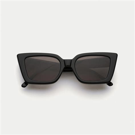 Lu Goldie Lucia Sunglasses Black Abicus