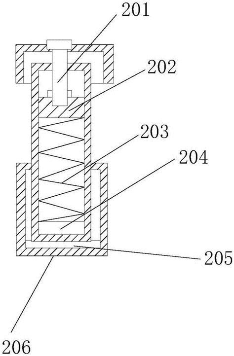 一种驾驶室后悬置减震器限位保护装置的制作方法