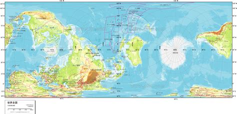 世界全図 地勢図 ベクター地図素材のダウンロード販売 アフロモール