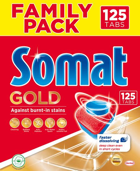 Somat Gold tablety do umývačky riadu 125 Tabs MALL SK