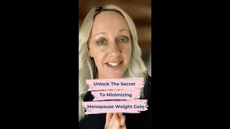 Unlock The Secret To Minimizing Menopause Weight Gain Youtube