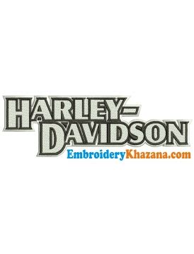 Harley Davidson Motorcycles Embroidery Designs