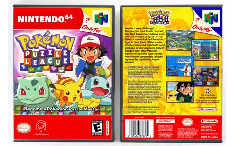 Gaming Relics Nintendo 64 Vertical Style Pokemon Puzzle League