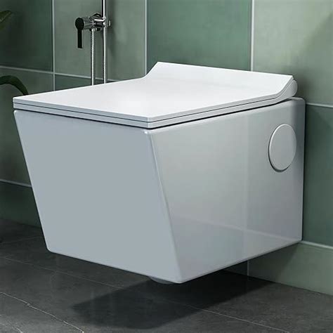 Plantex Platinium Ceramic Wall Hung Western Toilet Commode For Toilet