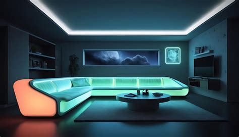 Premium Photo | Neon lights for living rooms or the bedroom