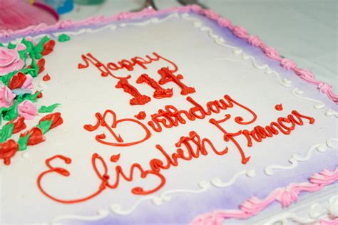 Elizabeth Francis World S 7th Oldest Person Celebrates 114th Birthday Longeviquest