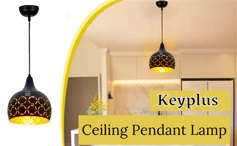 Buy Keyplus Metal Cutted Helmet Hanging Light Ceiling Pendant Lamp