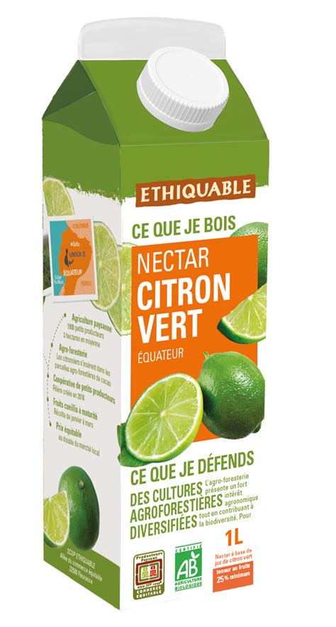 Nectar De Citron Vert Ethiquable