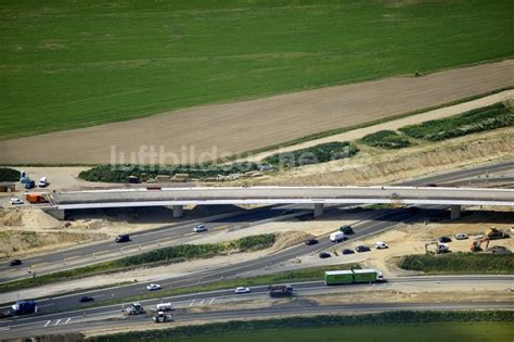 Schwanebeck Aus Der Vogelperspektive Baustelle Autobahndreieck