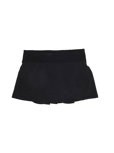 Lululemon Athletica Solid Black Active Skort Size Off Thredup