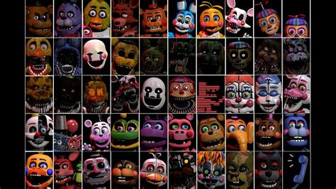 Sfmfnafspeed Work Ultimate Custom Night Mugshots Youtube