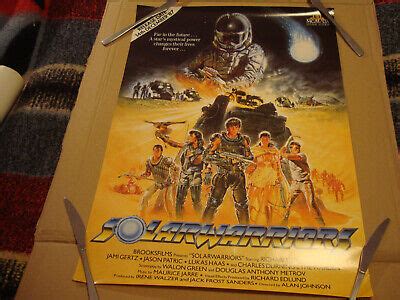 SOLAR WARRIORS VIDEO SHOP POSTER 1980 S ROLLED EBay