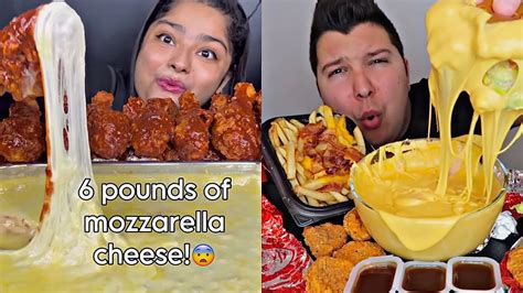 Mukbangers Eating INSANE Amounts Of Cheese YouTube