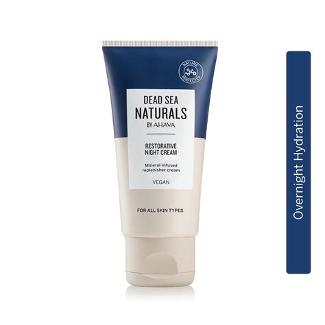 Dead Sea Naturals by AHAVA Restorative Night Cream, All Skin Types, 1.7 ...