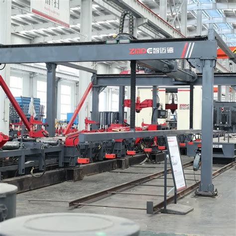 Zmde Built Up Beam Automatic H Shaped Steel Welding Machine H Beam