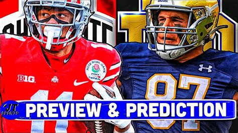 Notre Dame Vs Ohio State Preview And Prediction Cfb Week 1 Predictions Youtube