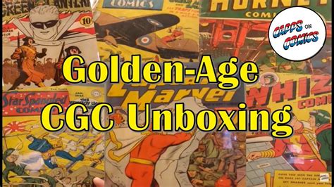 Golden Age Comics CGC Unboxing YouTube