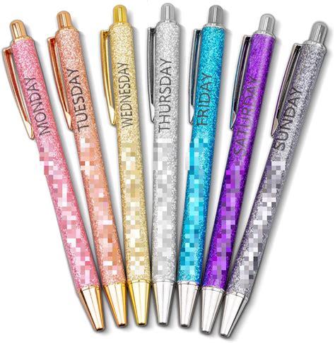 Amazon Terpink Pack Funny Pens Funny Seven Days Of The Week