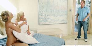 NAUGHTY AMERICA Busty Wives Nikki Benz And Tasha Reign Share Cock In Threesome Porn Videos