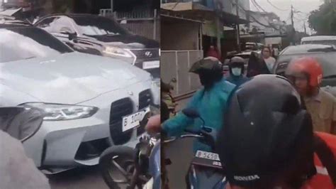 Penjelasan Polisi Soal Bmw Lawan Arah Tabrak Tukang Galon Dan Sejumlah